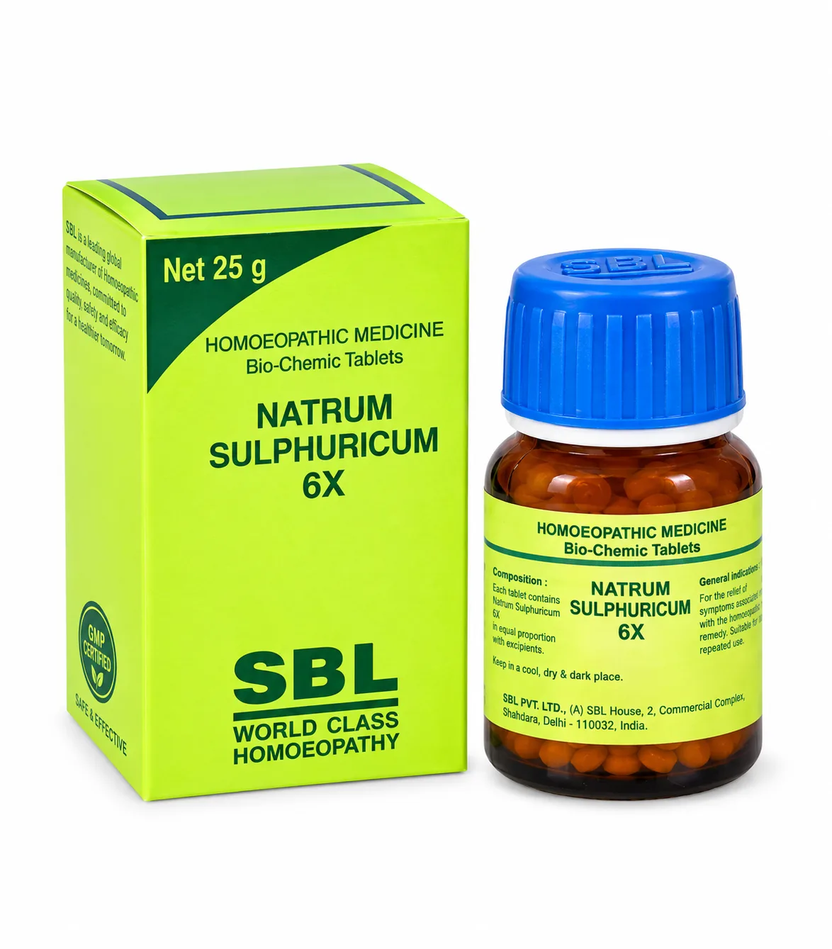 SBL Natrum Sulphuricum 6x