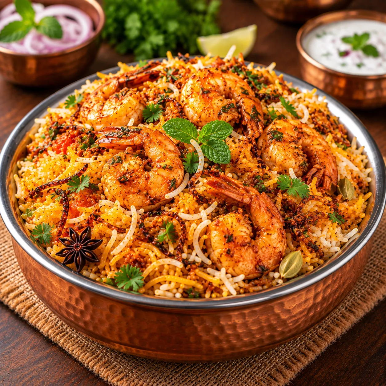 Prawns Biryani