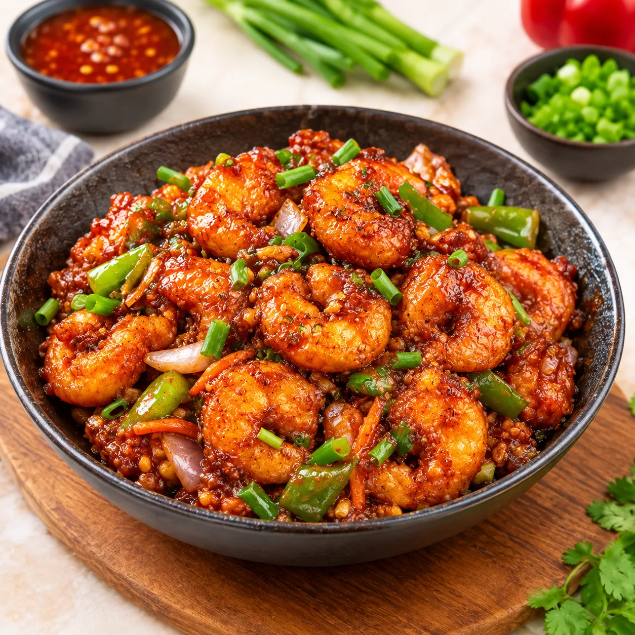 Prawns Manchurian