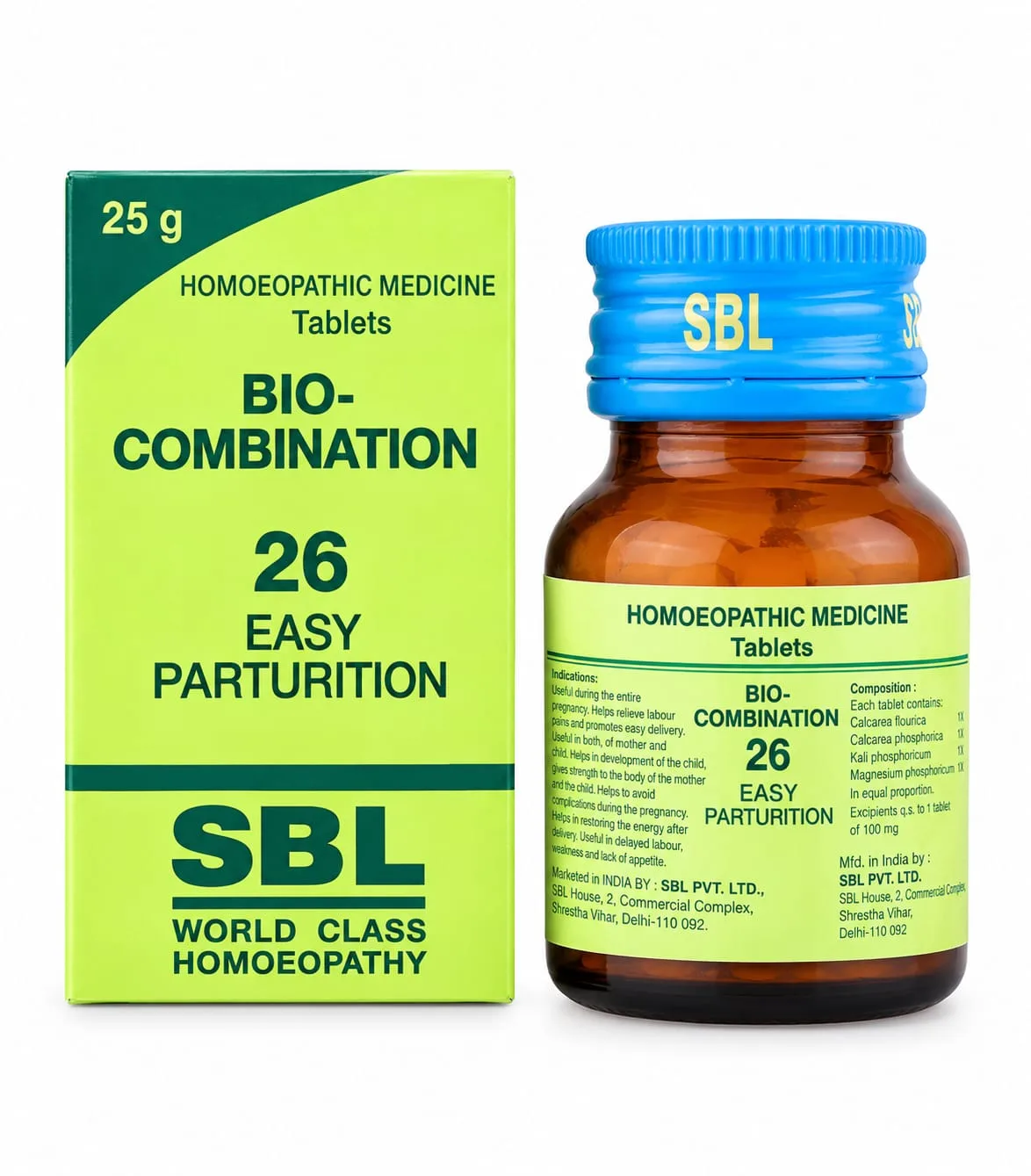 SBL Bio Combination No. 26 for Easy Parturition (Easy Delivery)