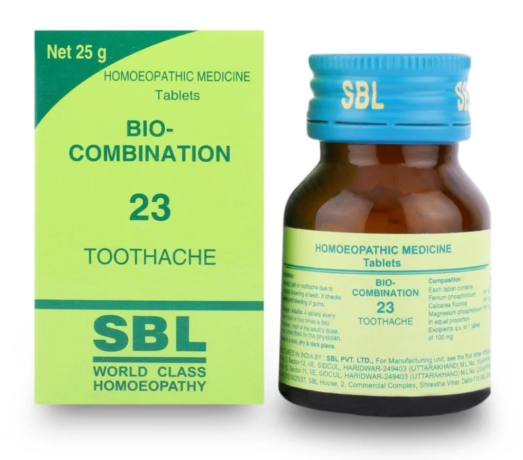 SBL Bio Combination No. 23 for Toothache