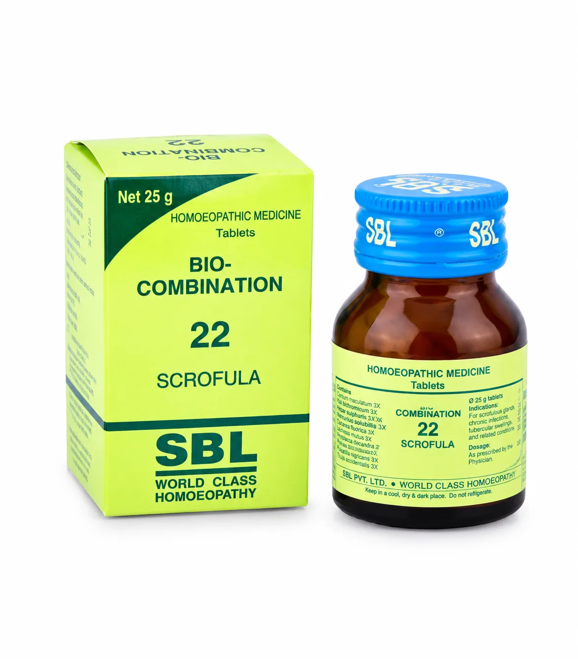 SBL Bio Combination No. 22 for Scrofula (Enlarged Glands)