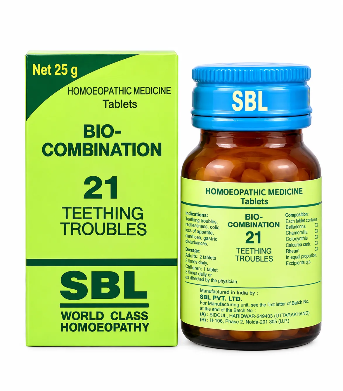 SBL Bio Combination No. 21 for Teething Troubles
