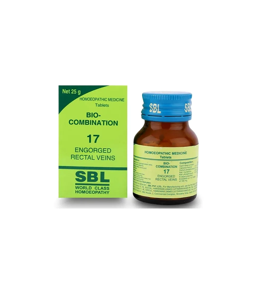 SBL Bio Combination No. 17 for Engorged Rectal Veins