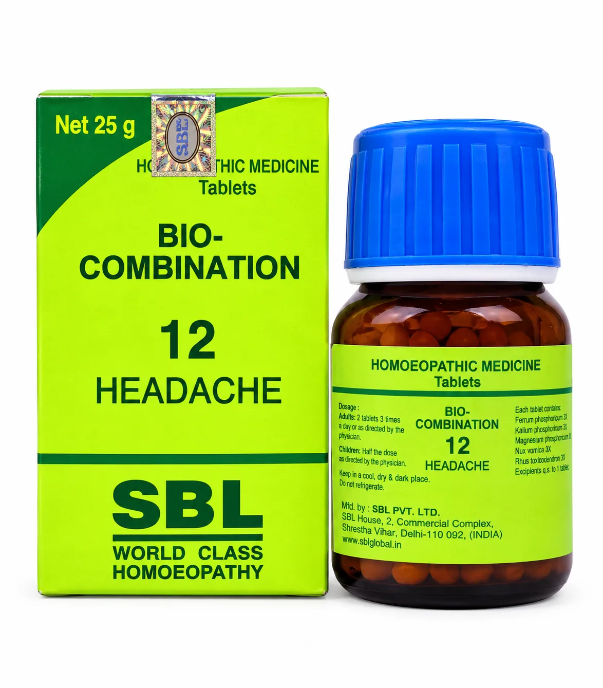 SBL Bio Combination No. 12 for Headache