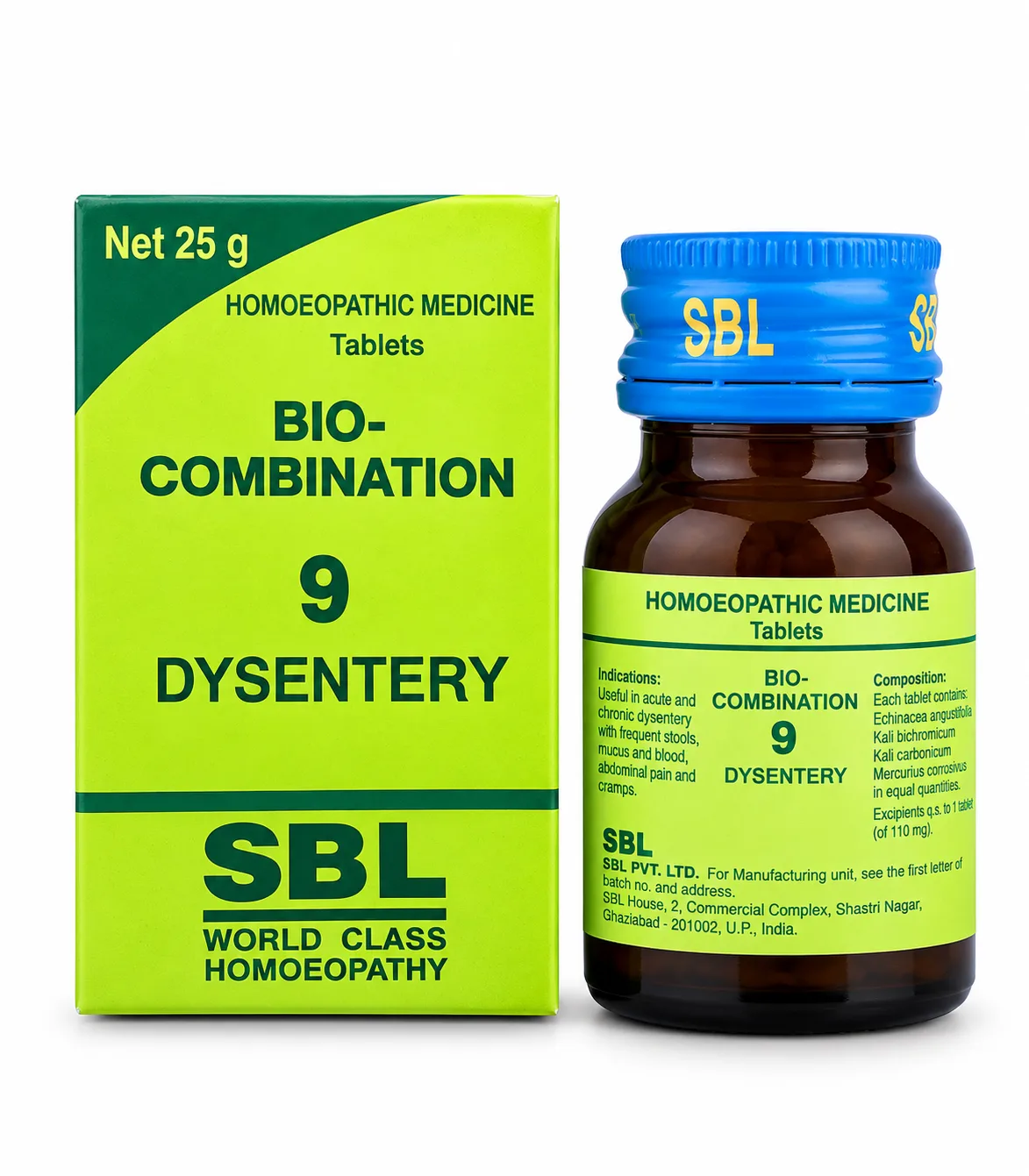 SBL Bio Combination No. 9 for Dysentery