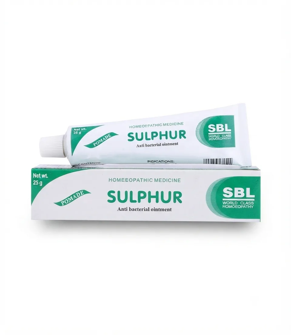 SBL Sulphur Ointment (25 gm) – Pack of 2