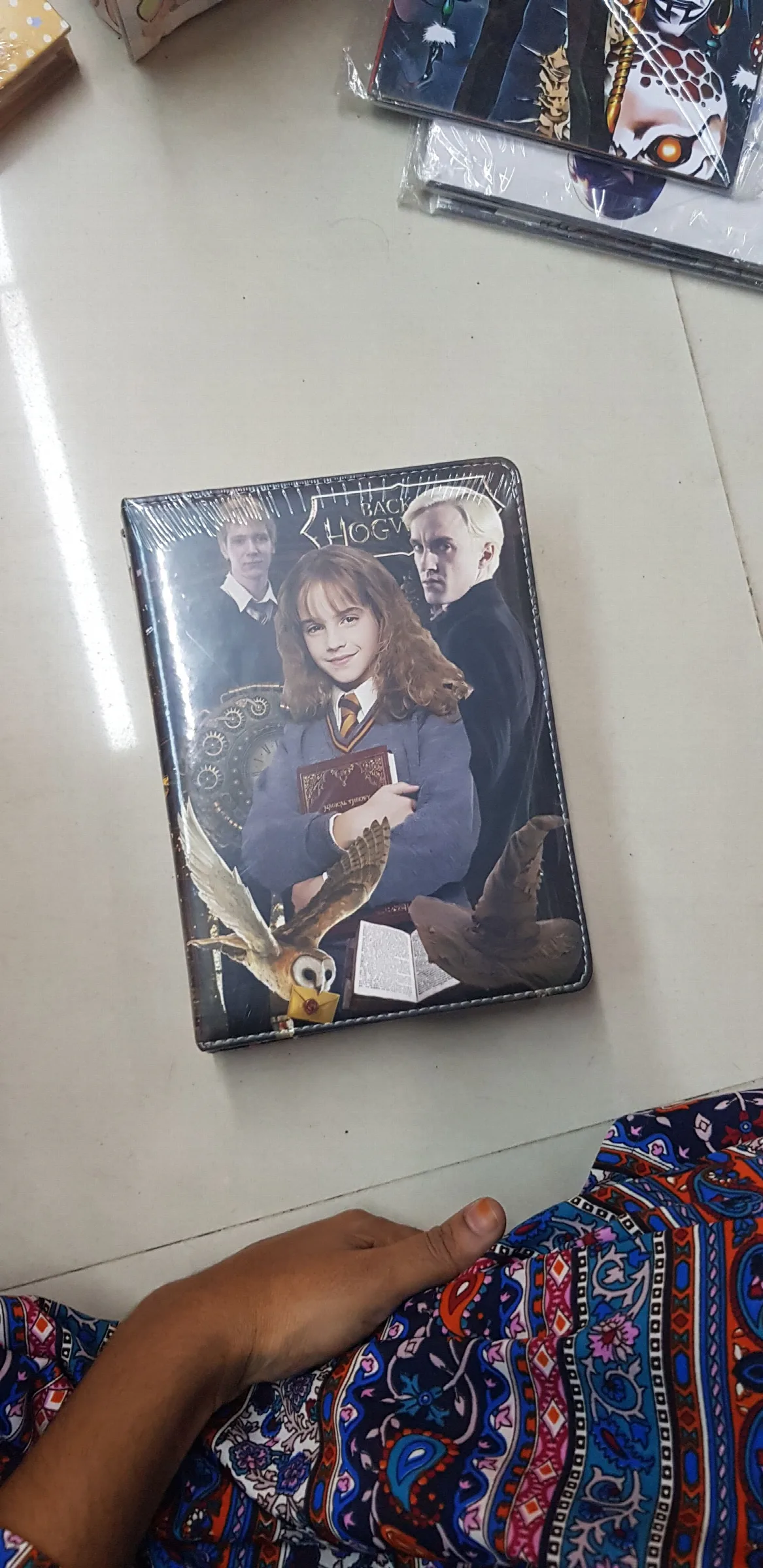 Harry Potter themed faux-leather collectible notebook