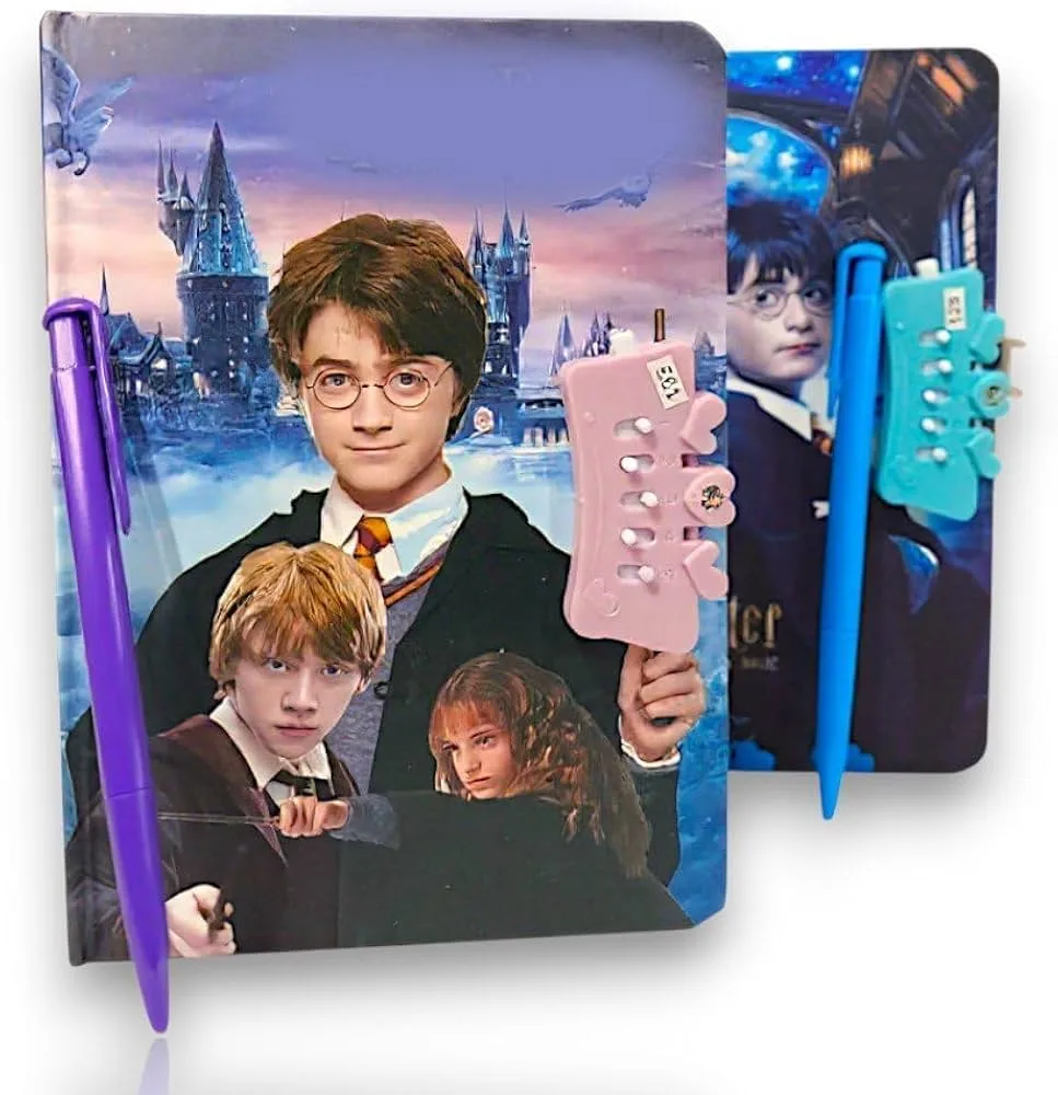 Harry Potter Password Lock Diary with 3-Digit Lock