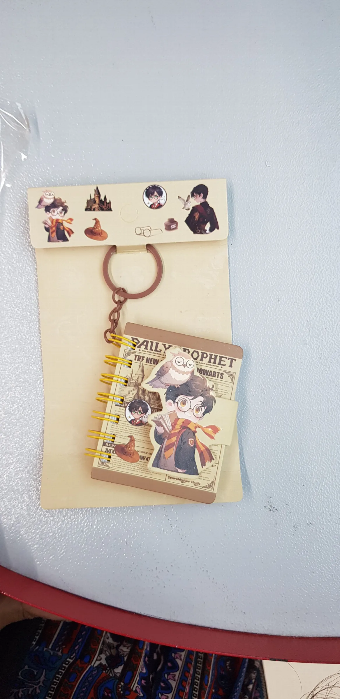 Harry Potter mini diary keychain