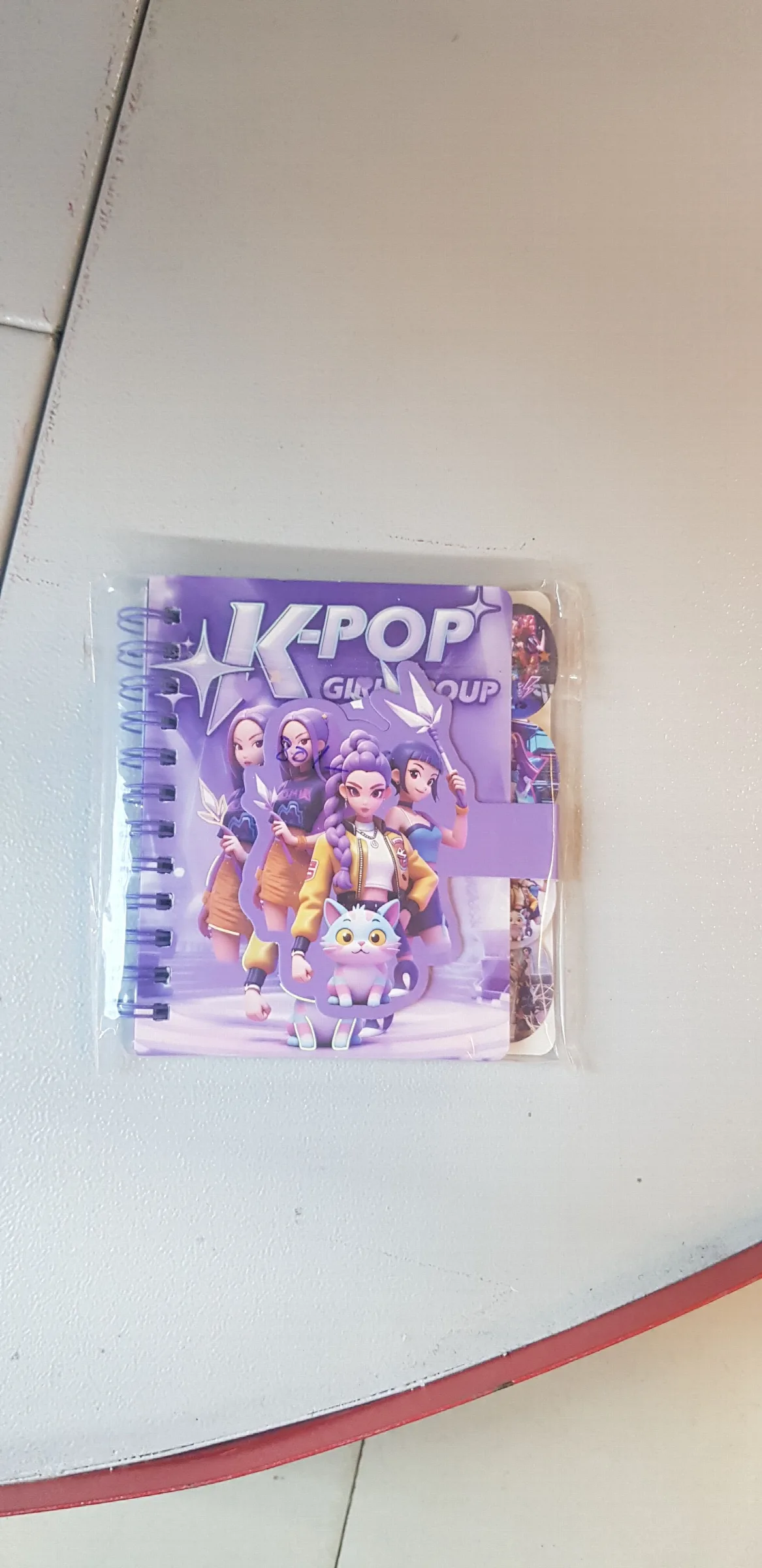 K-Pop Demon Hunters (Huntrix) themed mini spiral diary