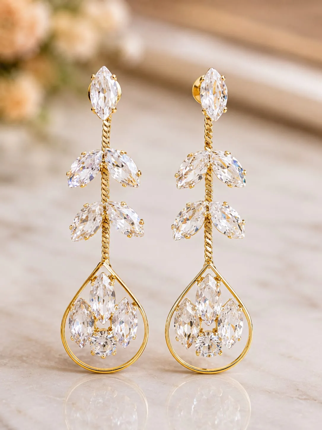 Premium Anti-Tarnish Micro AD Stone Earrings