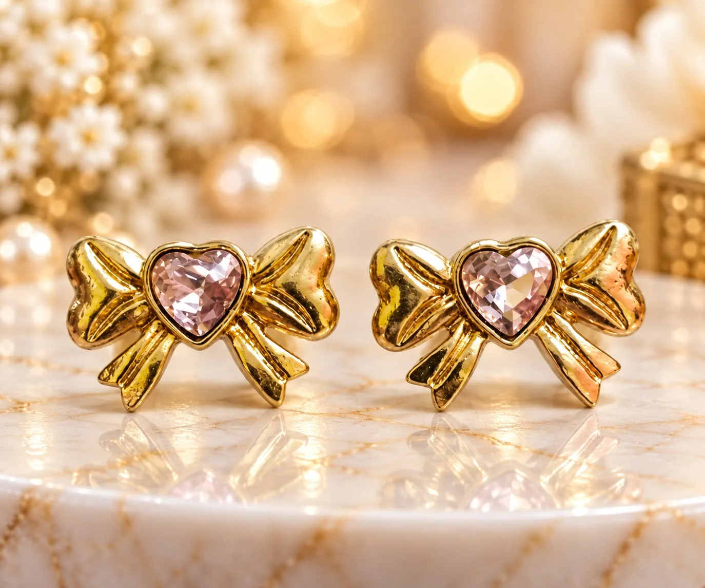 Premium Indian-Style Bow Earrings