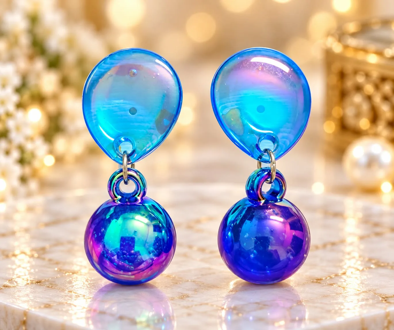 Premium Indian-Style Colourful Earrings