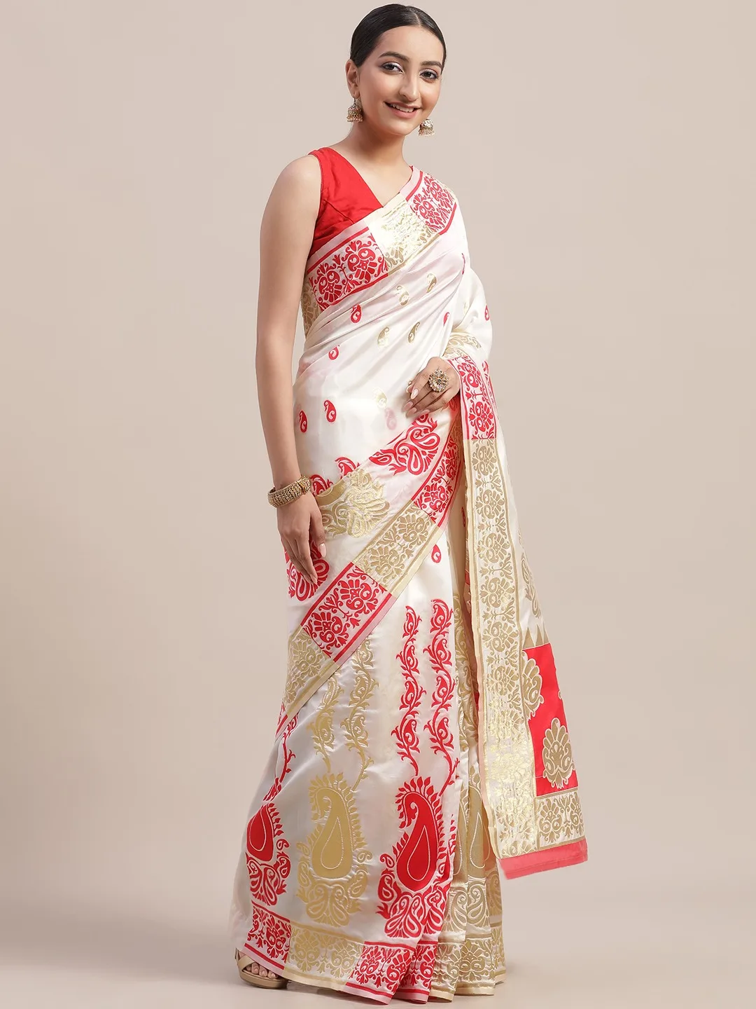 Pure Soft Silk Saree with Original Zari Work