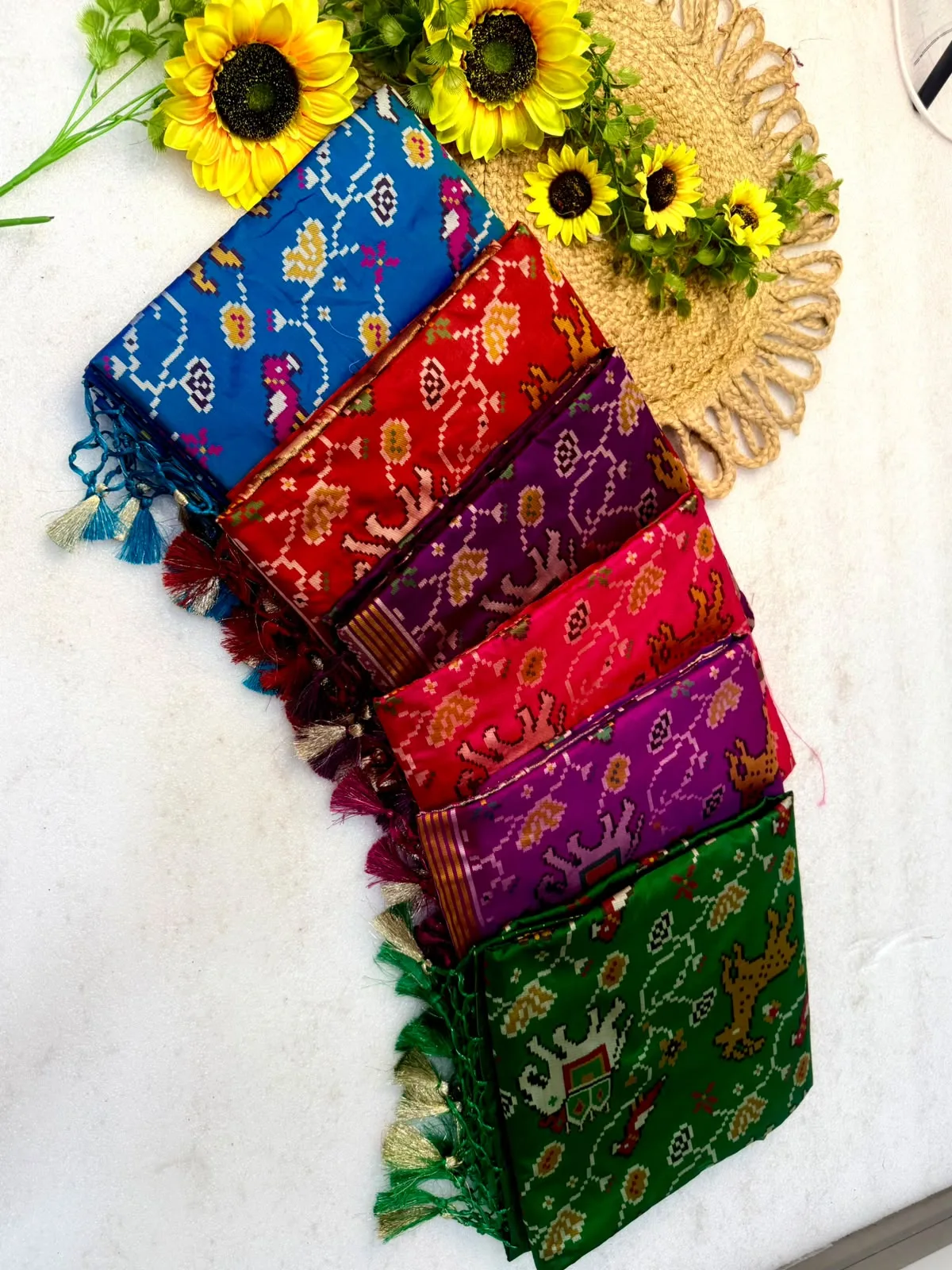 Original Patola Manekchowk Design Soft Banarasi Silk Saree