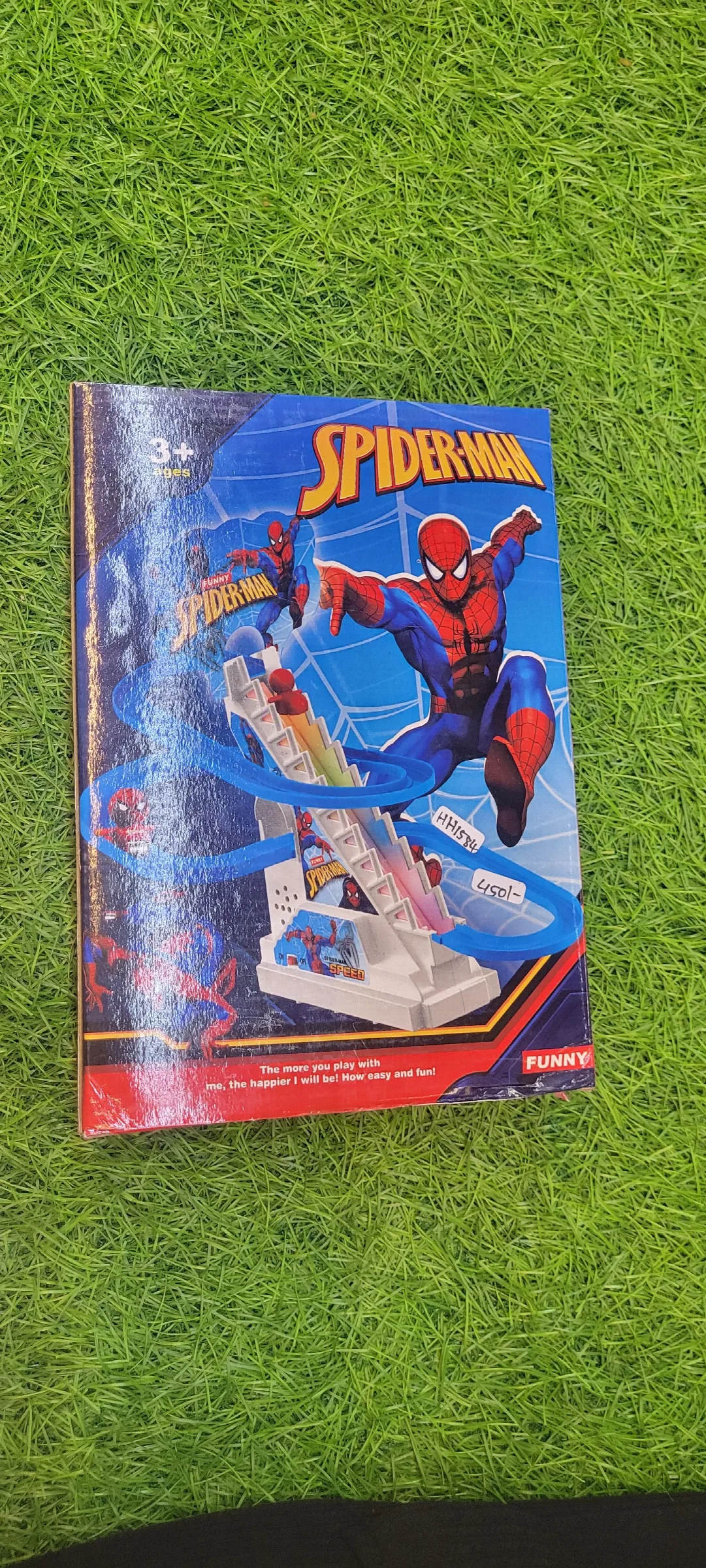 Spiderman Stair-Climbing Track Toy Set