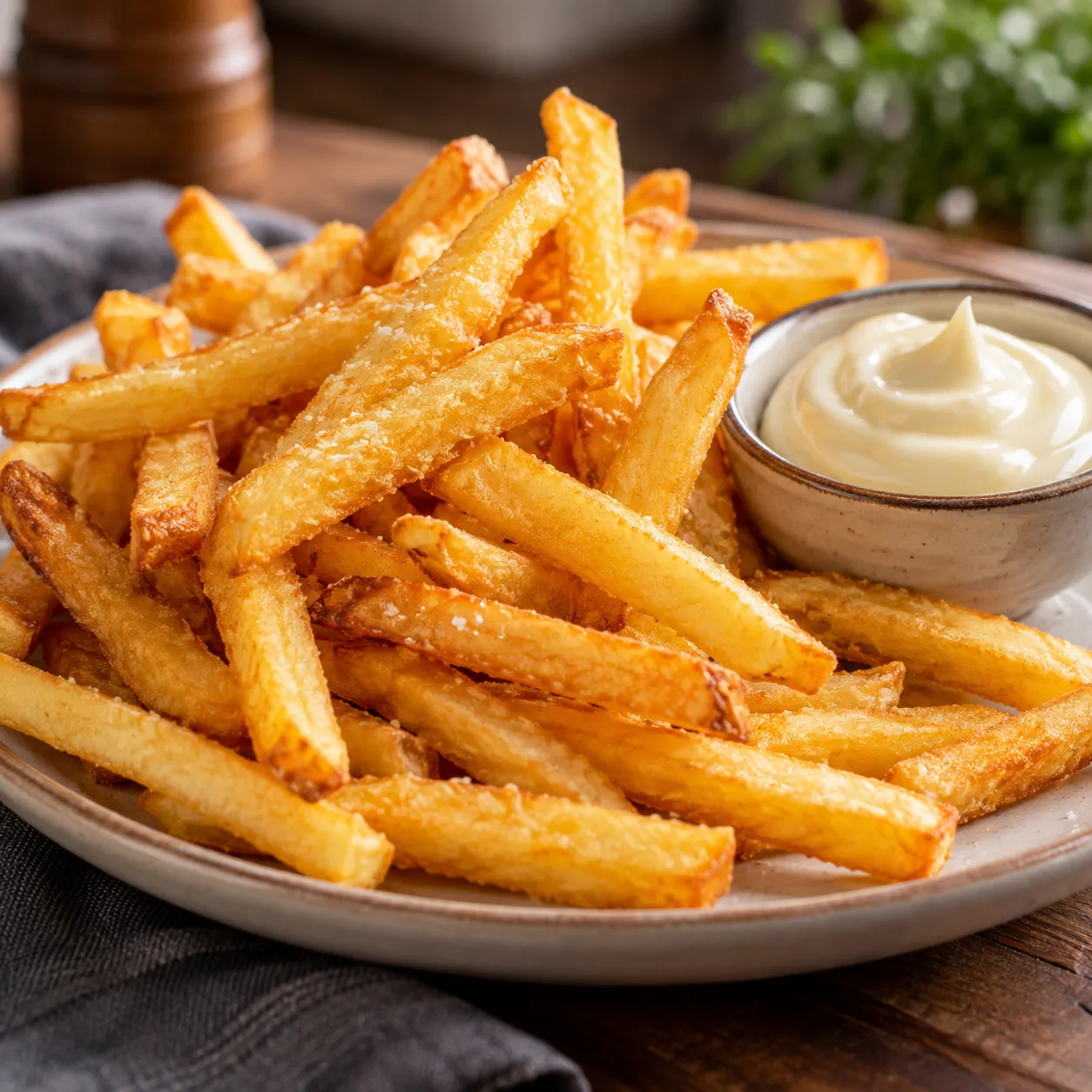 French Fries with Mayonnaise