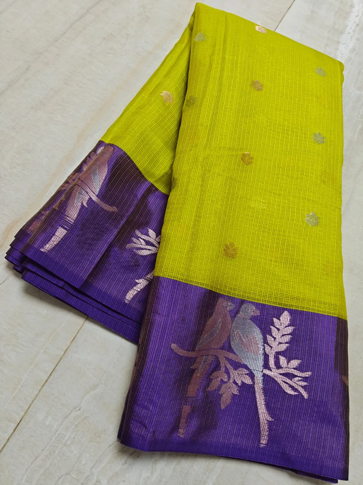 Elegant Soft Silk Kota Weaving Saree with Blouse