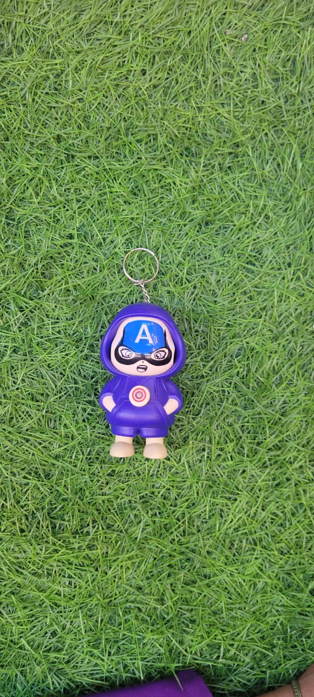 Captain America Face Changing Keychain