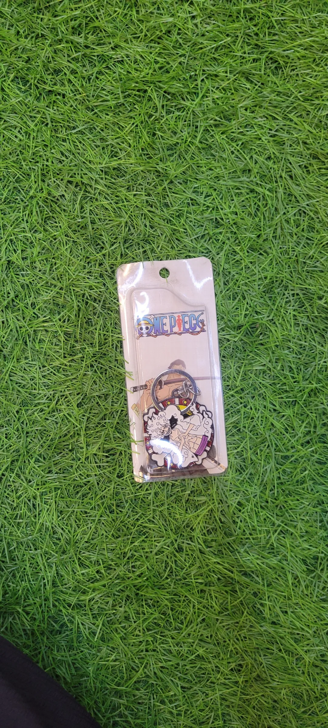 Monkey D. Luffy Gear 5 Rotating/Spinning Metal Keychain