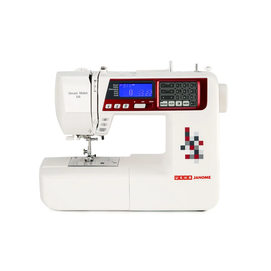 USHA Janome Dream Maker 120 Computerised Sewing Machine