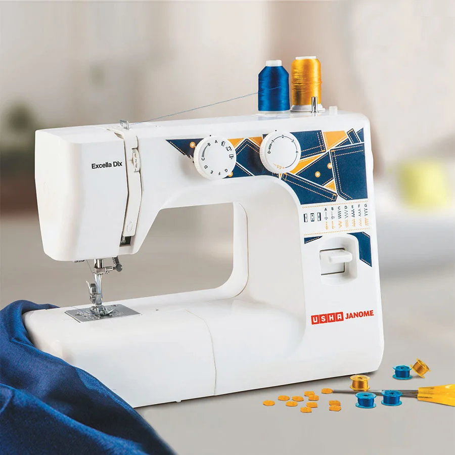 USHA Janome Excella DLX Automatic Zig Zag Sewing Machine