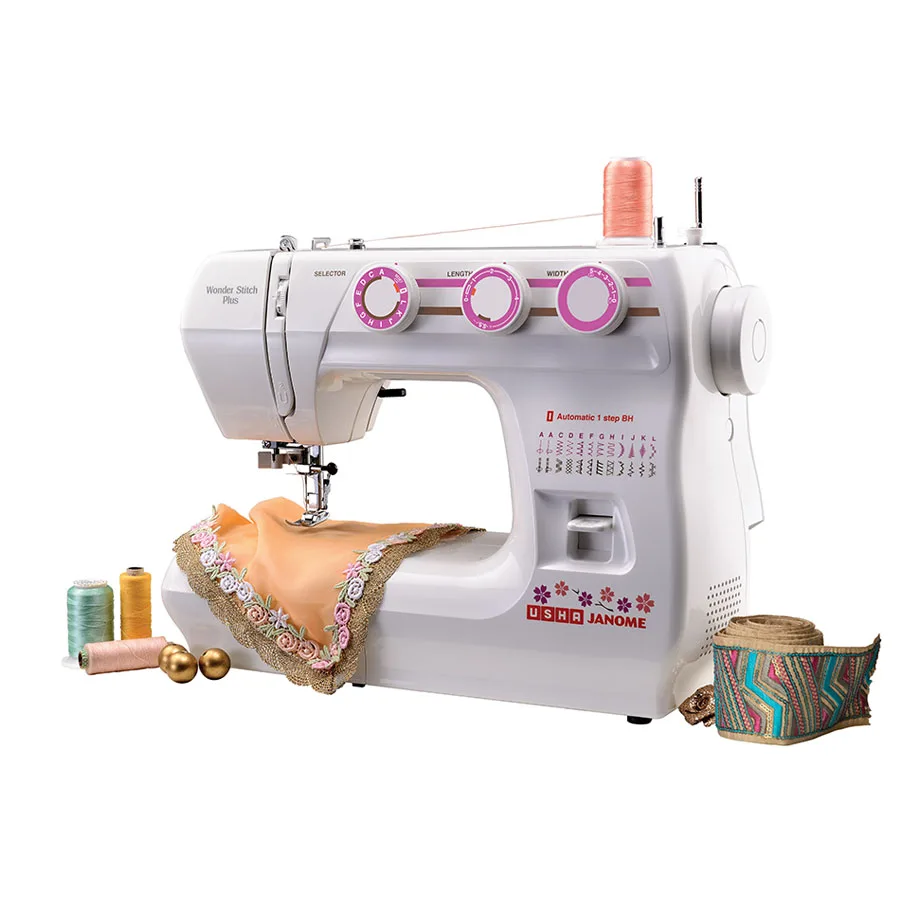 USHA Wonder Stitch Plus Automatic Zig Zag Sewing Machine