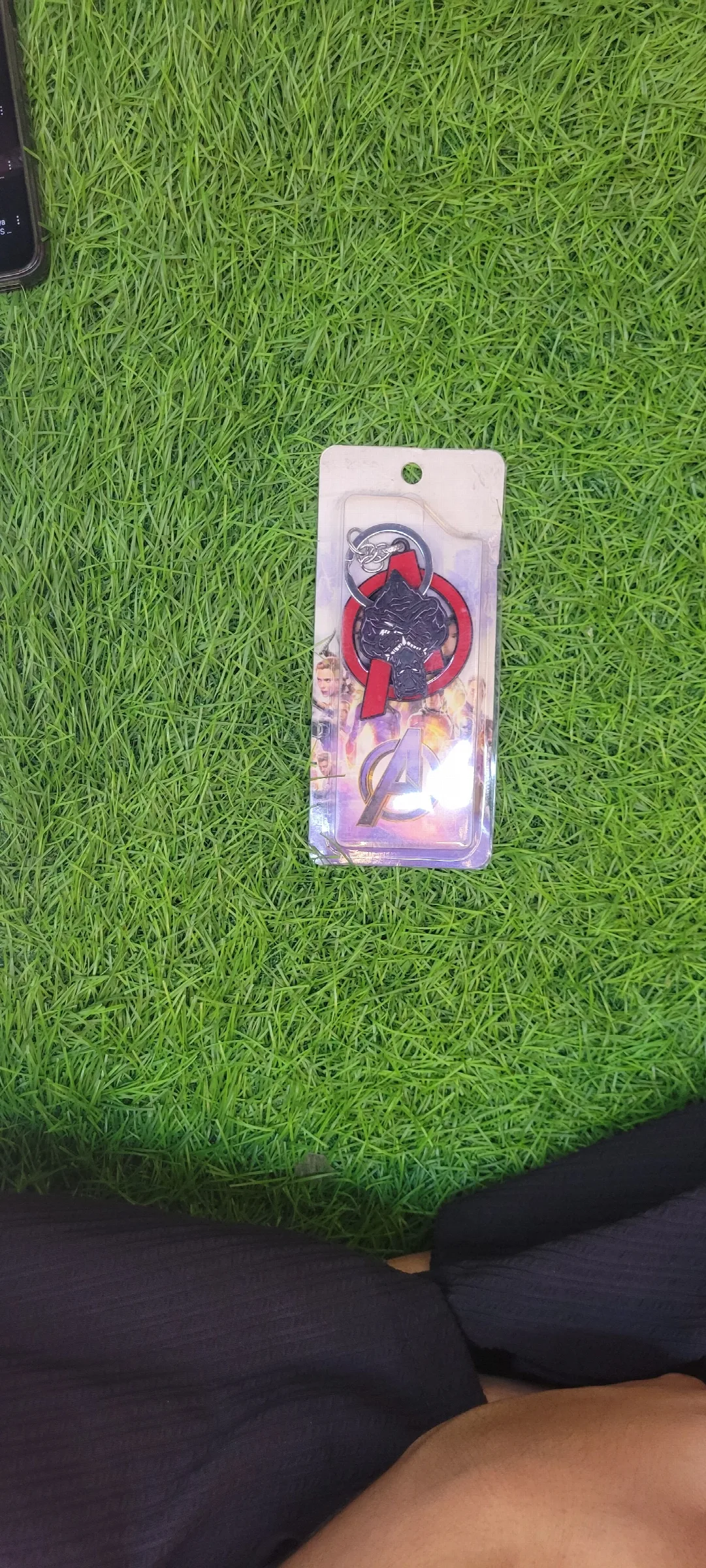 Mubco Avengers Black Panther Metal Spinner Keychain