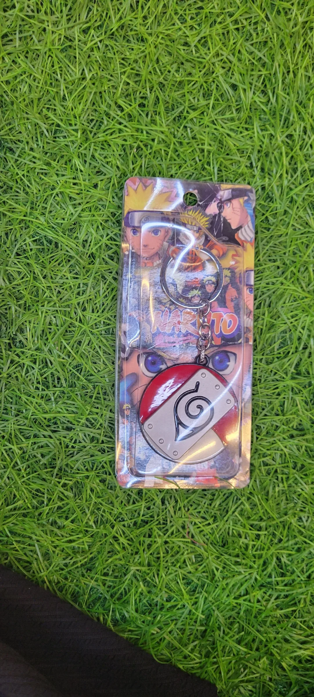 Naruto rotating metal keychain