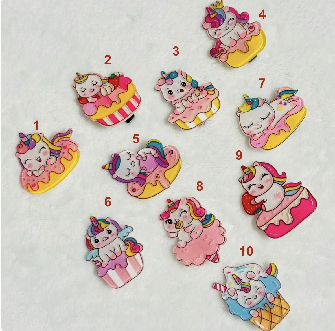 Unicorn Hairpins