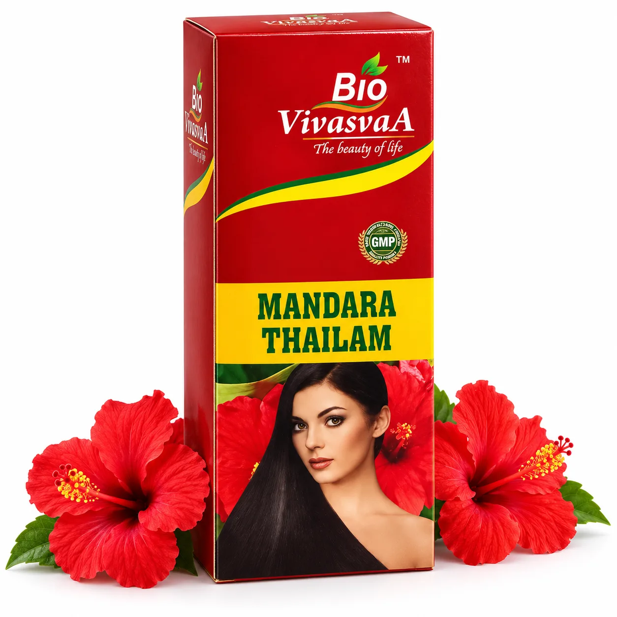 Biovivasvaa Mandara Thailam - 180ML || soften and condition dry, rough hair.