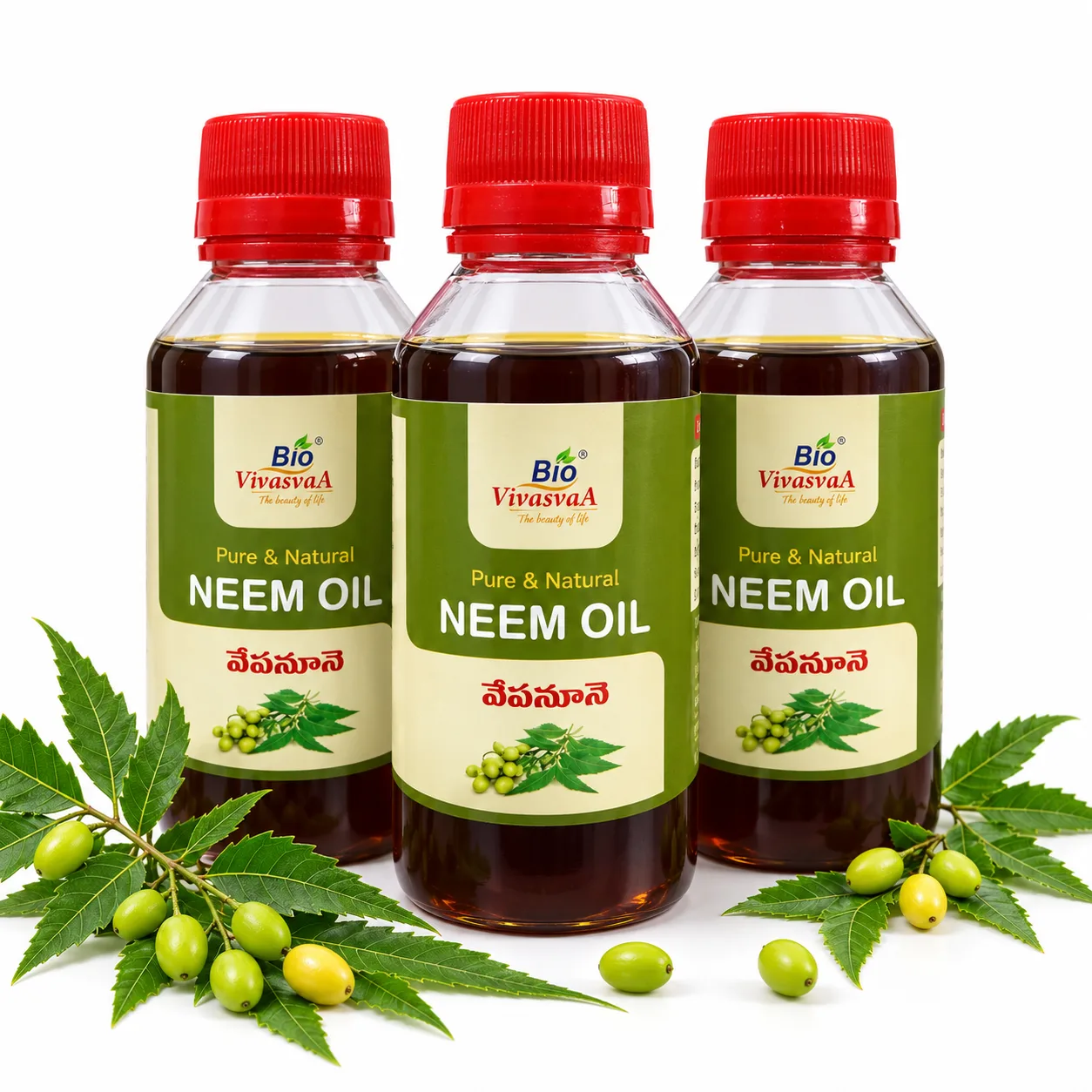 Biovivasvaa Neen Oil pack of 3 || condition dry skin and hair
