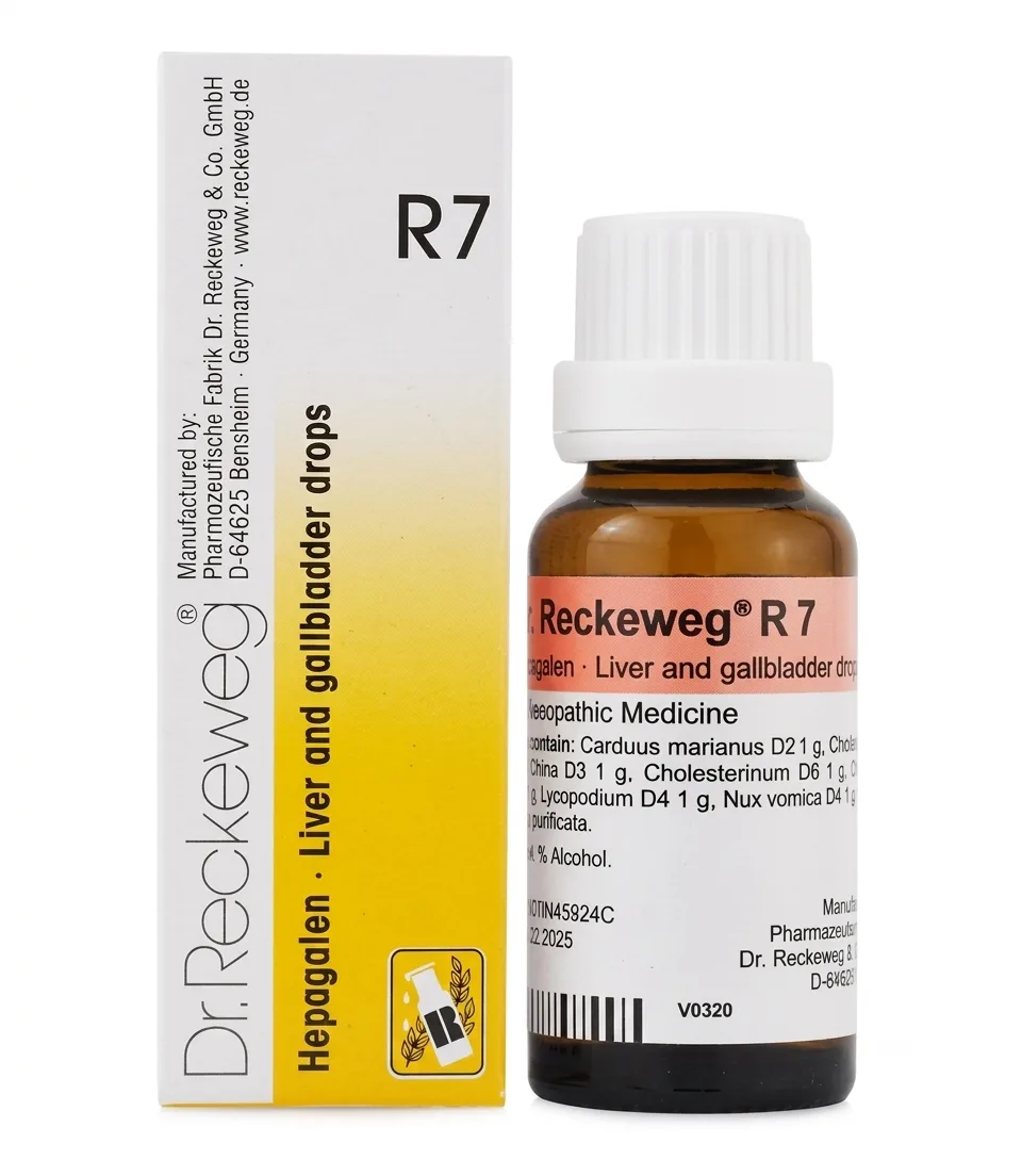 Dr. Reckeweg R7 Drops – Liver and Gallbladder Drops (22 ml)