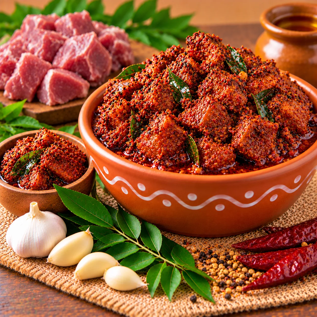 Boneless Mutton pickel