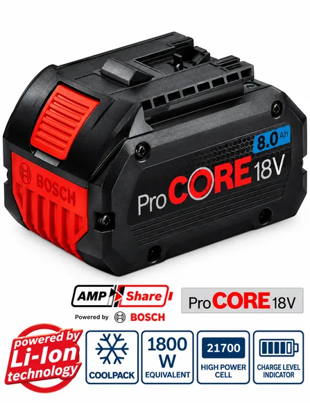 Bosch ProCORE 18V 8.0Ah Professional Lithium-Ion Battery