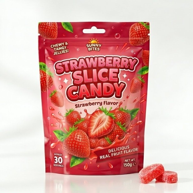 Strawberry Slice Candy