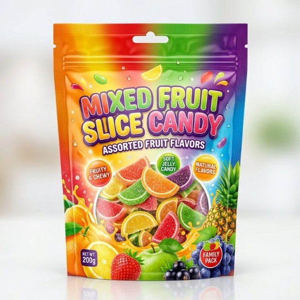 Mixed Fruit Slice Candy