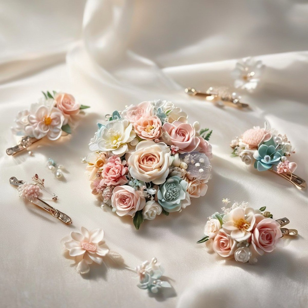 Floral Hair Clips