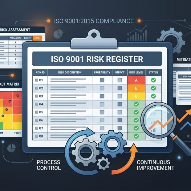 ISO 9001 Quality Management System Risk Register
