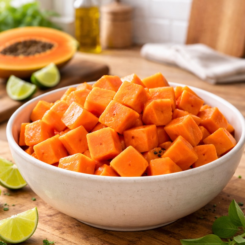 Cut Papaya