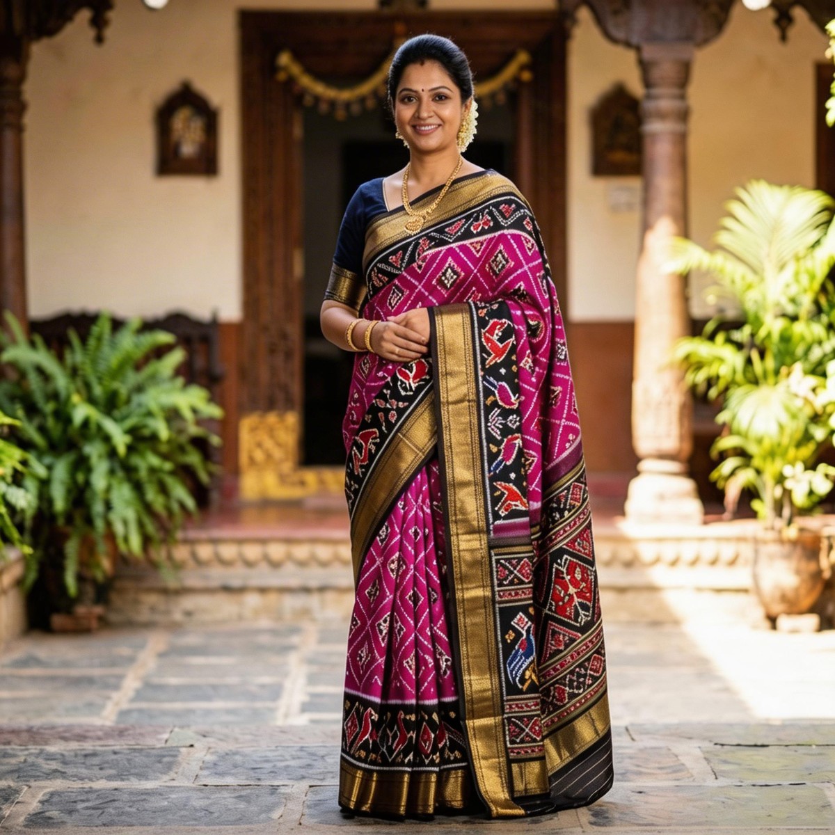 Pochampally Ikat Saree