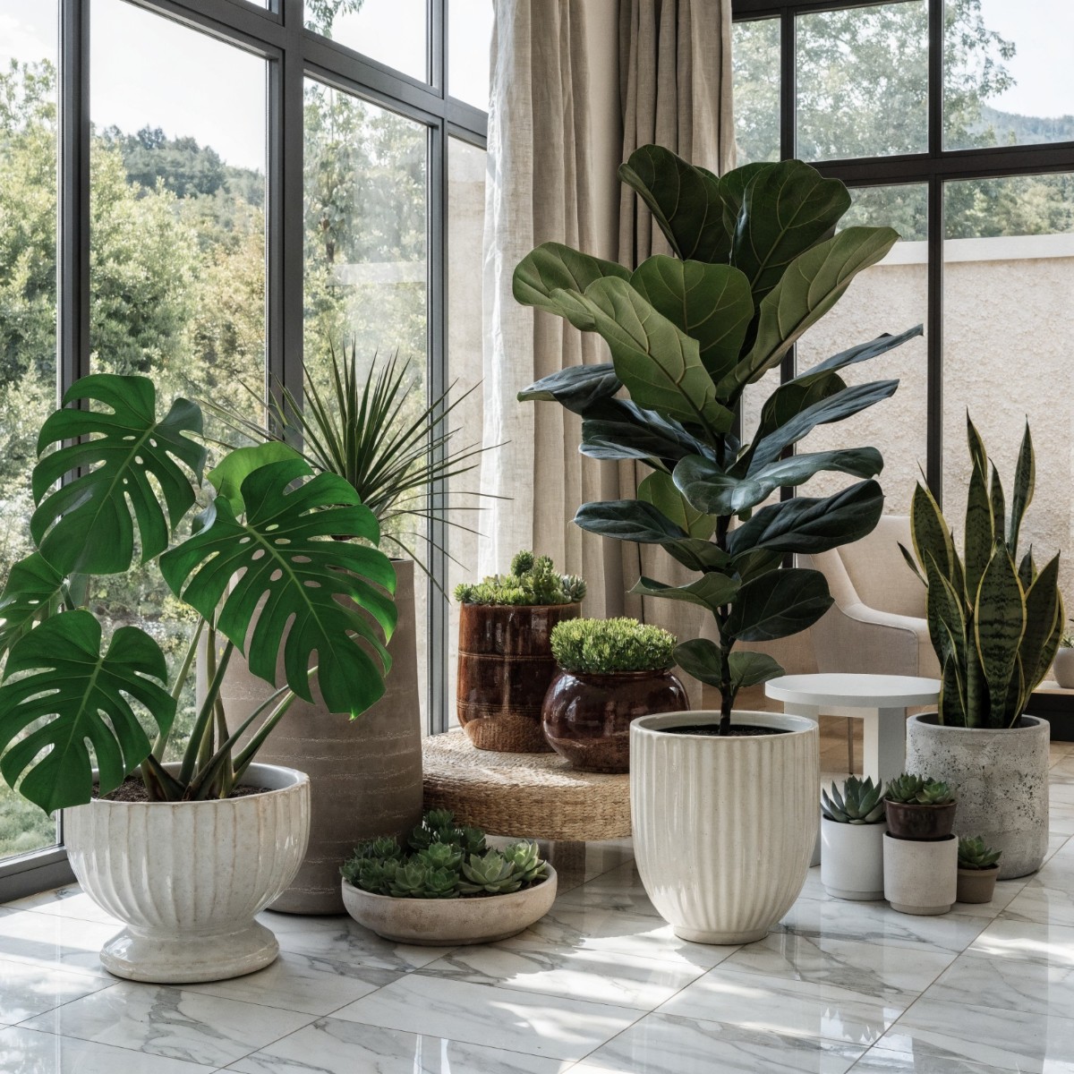 Indoor Plants and Planters
