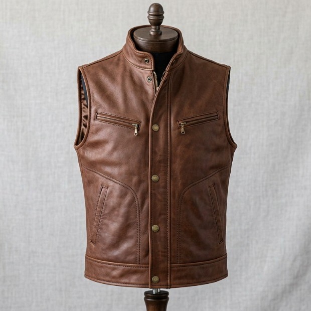 Leather Vest