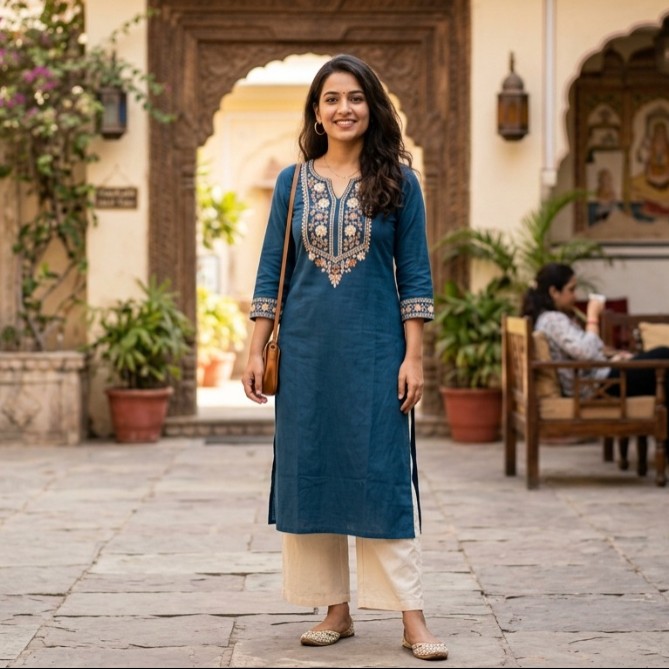 Straight kurti