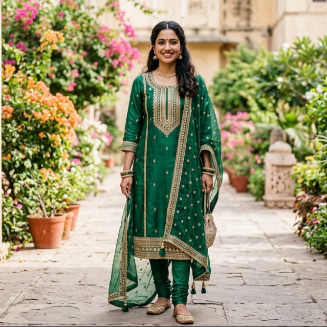 Churidar set