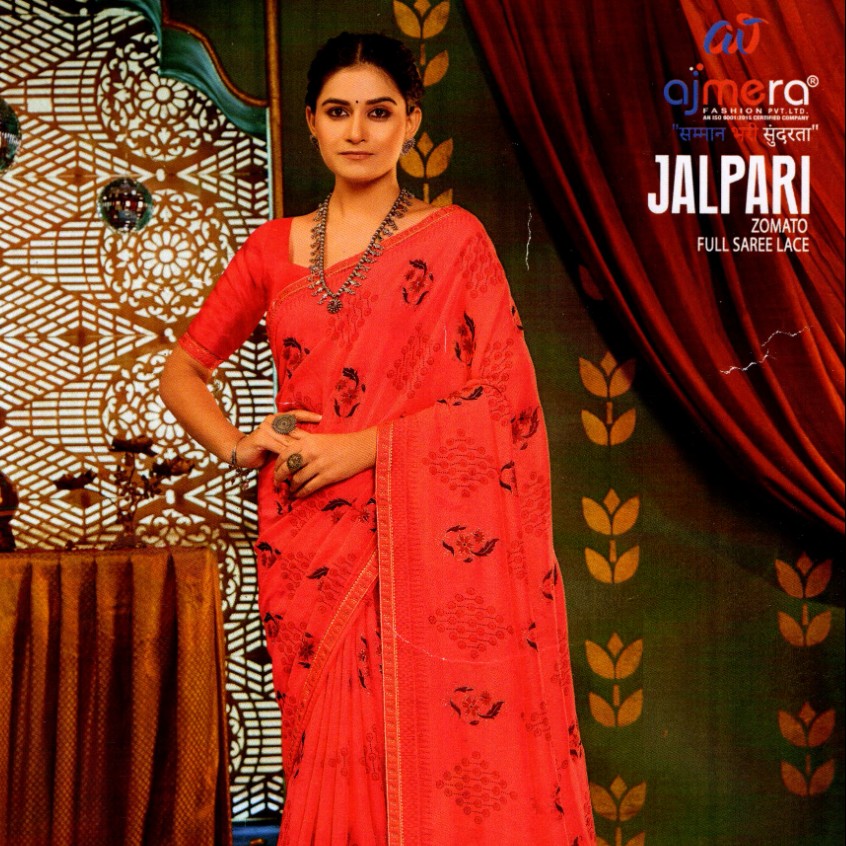 Jalpari Saree Pink