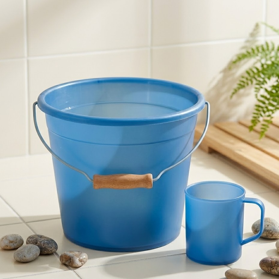 Bucket with Mug