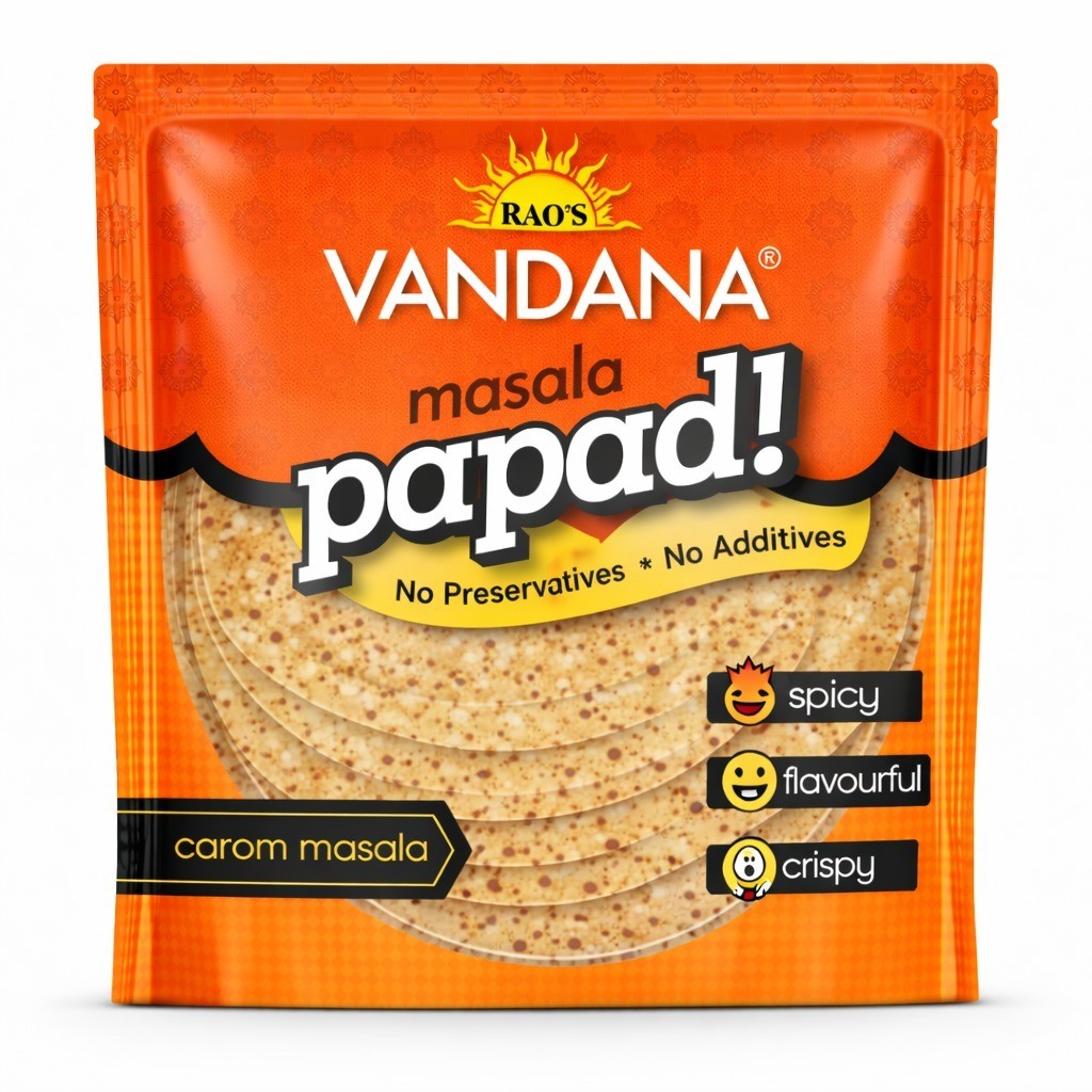 Carom Masala Papad