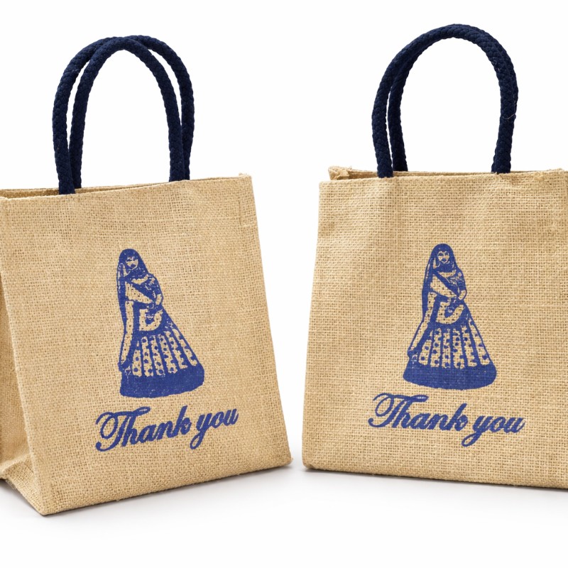 Designer Jute Return Gift Bag
